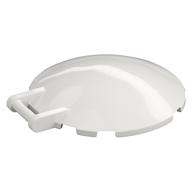 Dish 6 x 6 Inverted - No Studs with Handle (White)