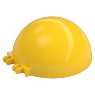 Windscreen 8 x 8 x 3 Dome with Dual 2 Fingers - 7 Teeth (Yellow)