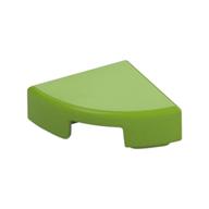 Tile Round 1 x 1 Quarter (Lime)