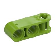 Technic Axle and Pin Connector Perpendicular 3L with 2 Pin Holes (Lime)