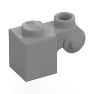 Brick Special 1 x 1 with Scroll with Open Stud (Light Bluish Gray)