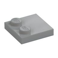 Plate Special 2 x 2 with Only 2 studs (Light Bluish Gray)