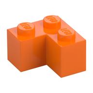 Brick 2 x 2 Corner (Orange)