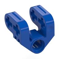 Technic Axle and Pin Connector Perpendicular Split (Blue)