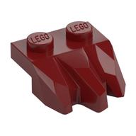 Plate Special 2 x 3 with Rocks (Dark Red)