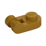 Plate Special 1 x 1 Rounded with Handle (Pearl Gold)