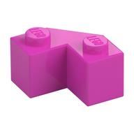 Brick Wedged 2 x 2 Facet (Dark Pink)