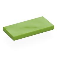 Tile 2 x 4 with Groove (Lime)