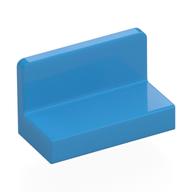 Panel 1 x 2 x 1 [Rounded Corners] (Dark Azure)