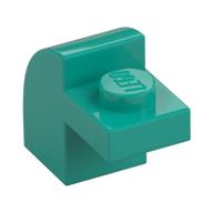 Brick Curved 1 x 2 x 1 1/3 with Curved Top (Dark Turquoise)