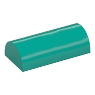 Brick Curved 2 x 4 Double, No Studs, with Groove (Dark Turquoise)