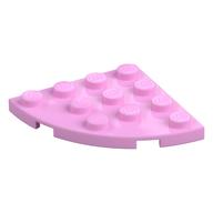 Plate Round Corner 4 x 4 (Bright Pink)