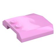 Brick Wedged, Curved Triple 4 x 4 x 2/3, 2 Studs (Bright Pink)
