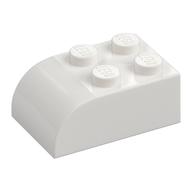 Brick Curved 2 x 3 (White)