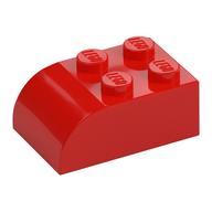 Brick Curved 2 x 3 (Red)