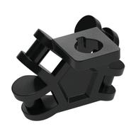 Minifig Neckwear Backplate with 4 Bars (Black)