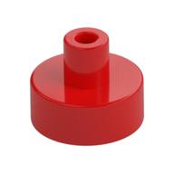 Tile Special Round 1 x 1 with Hollow Bar (Red)