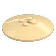 Dish 6 x 6 Inverted (Radar) with Solid Studs (Tan)