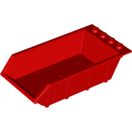 Tipper Bed 4 x 6, Solid Studs (Red)