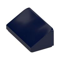 Brick Sloped 30° 1 x 2 x 2/3 (Dark Blue)