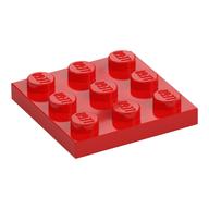 Plate 3 x 3 (Red)