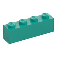Brick 1 x 4 (Dark Turquoise)