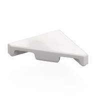 Tile 45° Cut 2 x 2 (Triangle) (White)