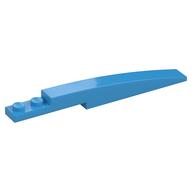 Brick Curved 10 x 1 [Symmetric Inside Ridges] (Dark Azure)