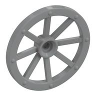 Wheel Wagon Large (33mm D.), hole notched for wheels holder pin (Light Bluish Gray)