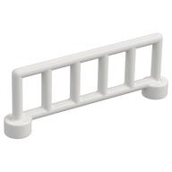 Duplo Fence Railing 1 x 6, with 6 Posts (White)