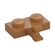 Plate Special 1 x 2 with Clip Horizontal on Side (Medium Nougat)