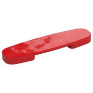 Duplo Train Action Plate [Plain] (Red)