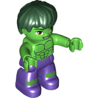 Duplo Figure Hulk (Bright Green)