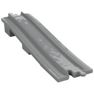 Duplo Train Track, Slight Slope (Light Bluish Gray)