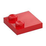 Plate Special 2 x 2 with Only 2 studs (Red)
