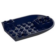 Aircraft Fuselage Curved Forward 6 x 8 Bottom (Dark Blue)