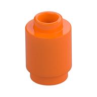Brick Round 1 x 1 Open Stud (Orange)