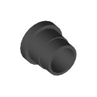 Technic Hub / Handle 1 x 1 (Black)