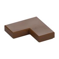 Tile 2 x 2 Corner (Reddish Brown)