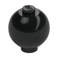 Brick Round 2 x 2 Sphere with Stud [Plain] (Black)