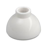 Brick Round 1.5 x 1.5 Dome Top [Plain] (White)