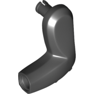 Animal Body Part, Dinosaur, Arm, Left, with Elbow Spikes (Black)