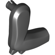 Animal Body Part, Dinosaur, Arm, Right, with Elbow Spikes (Black)