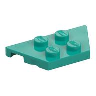 Wedge Plate 2 x 4 (Dark Turquoise)