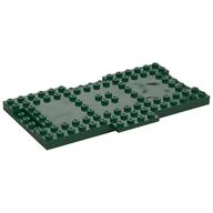 Plate Special 9 x 16 x 2/3 with 1 x 4 Recessed (Dark Green)