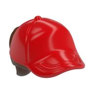 Hair and Hat / Cap, Ponytail Reddish Brown Print (Red)