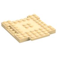 Plate Special 8 x 9 x 2/3 with 1 x 4 Recessed (Tan)