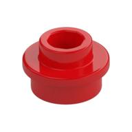 Plate Round 1 x 1 with Open Stud (Red)