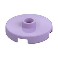 Plate Special Round 2 x 2 with Center Stud (Jumper Plate) (Lavender)