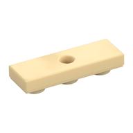 Tile Special 1 x 3 Inverted with Center Hole (Tan)